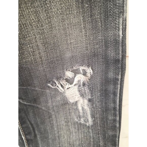 Guess Premium Cliff Relaxed Boot Jeans Toddler Boys Sz 2T Dark Distress Studded - Picture 7 of 8